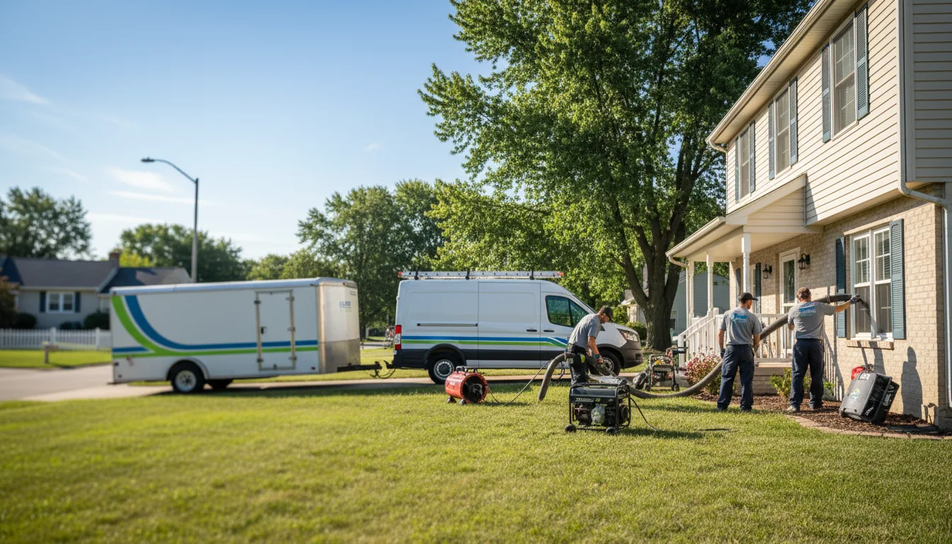 Flooded Basement Restoration And Cleanup With Repair in Mount Prospect, IL near me